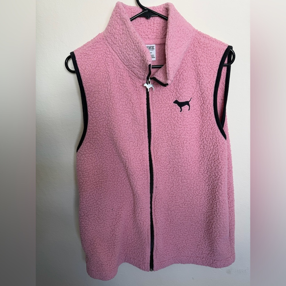 PINK Victoria's Secret Soft Pink Sherpa Vest
